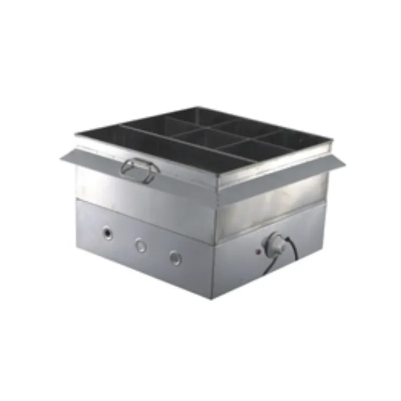 Temperature-controlled square deep oden bucket