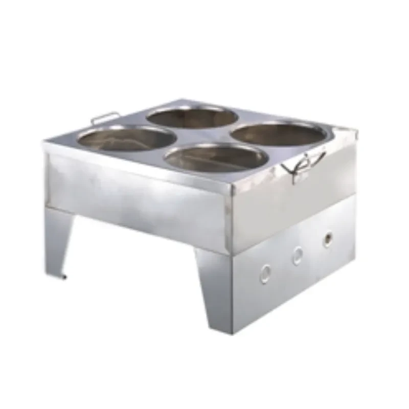 Round 4-compartment soup bucket