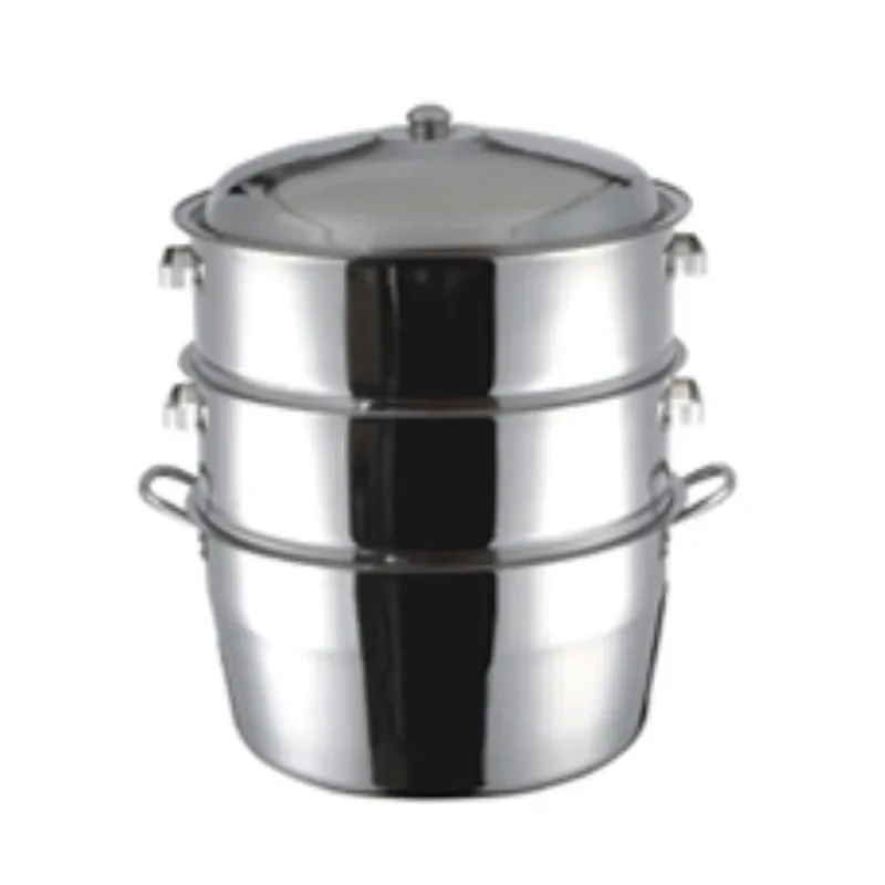 Stainless steel steamer set